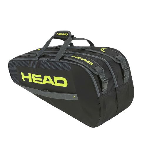 Сумка-чехол HEAD Base Racquet Bag M, 72*30*28см, Цвет Черно-салатовый