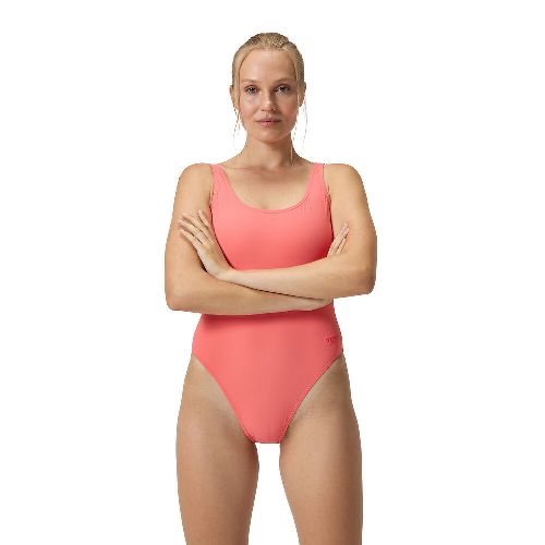 Купальник SPEEDO Textured Belted Deep, Размер р.30, Цвет Коралловый