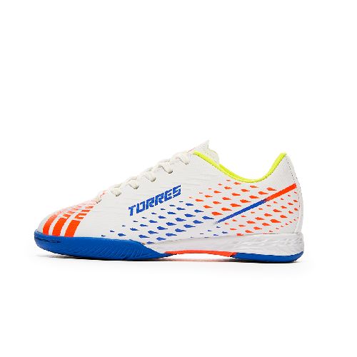Бутсы зальные детские TORRES RAYO KID, Размер 28, Цвет Белый/Синий/Красный