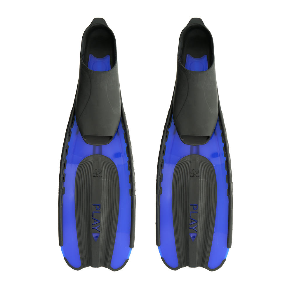 Ласты для плавания SALVAS Play Fin, Размер 36-37, Цвет Синий