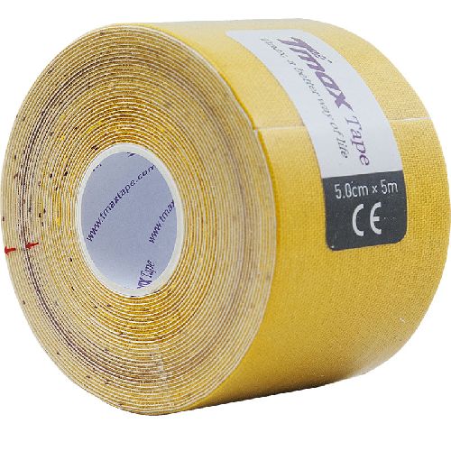 Тейп кинезиологический TMAX Extra Sticky, Цвет Желтый