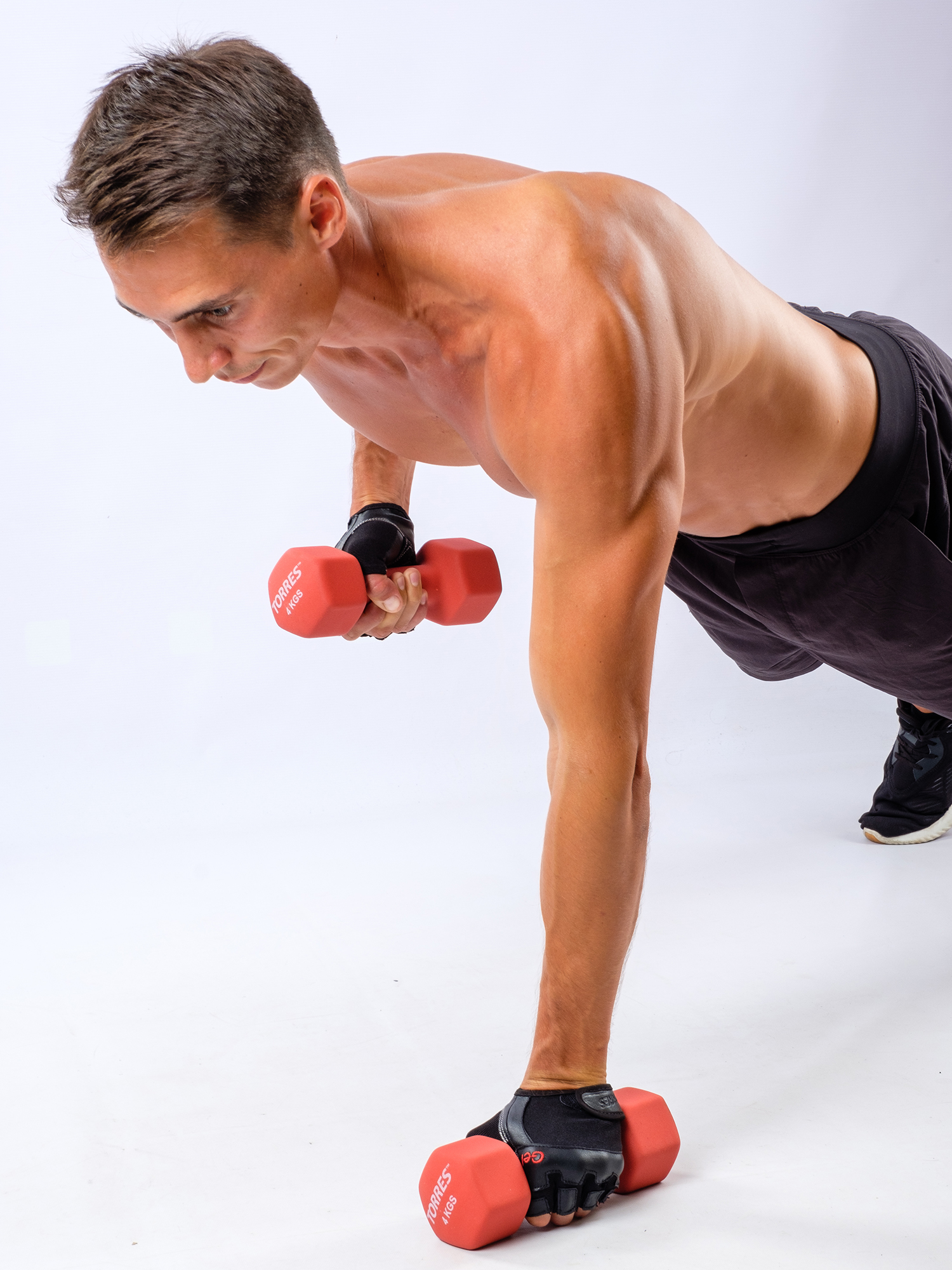 Перчатки для занятий спортом TORRES нейлон, натуральная кожа, Размер m