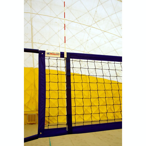 Сетка для пляжного волейбола KV.REZAC, профессиональная, нить 3 мм, кевларовый трос, цвет черный
