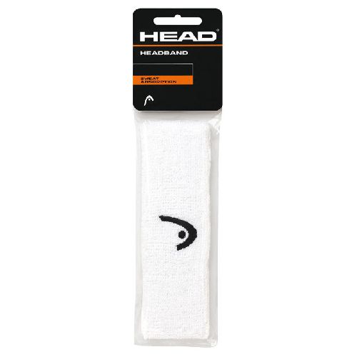 Повязка на голову HEAD 2'', ширина 5см, Цвет Белый