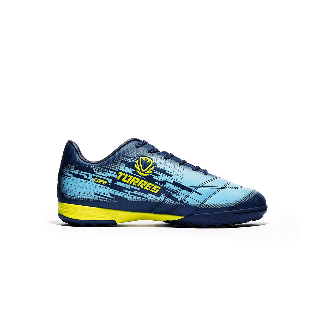 Бутсы футбольные (многошиповки) детские TORRES COPA KID, Размер 28, Цвет Синий/Голубой