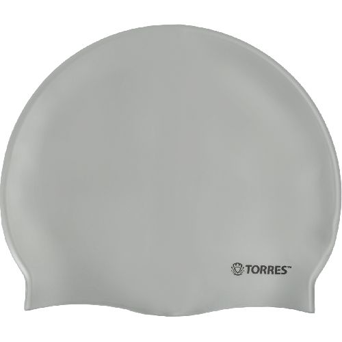 Шапочка для плавания TORRES Flat, Цвет Серебристый