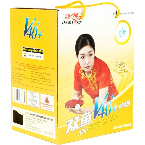 Мяч для настольного тенниса DOUBLE FISH Fish 1*, 100 шт