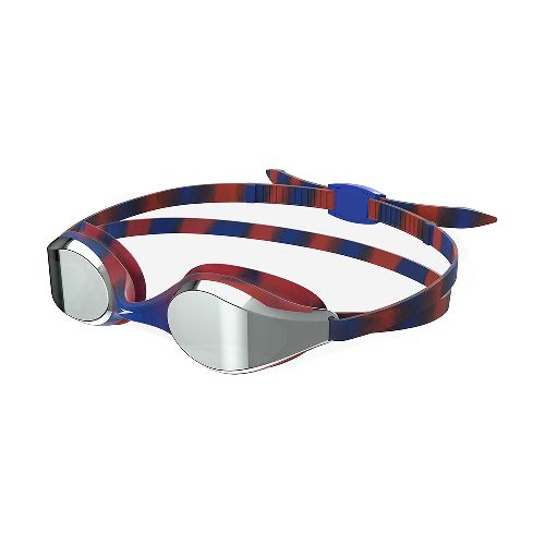 Очки для плавания SPEEDO Hyper Flyer Mirrored Jr, 6-14 лет, Цвет очков/линз Синий/Зеркальный