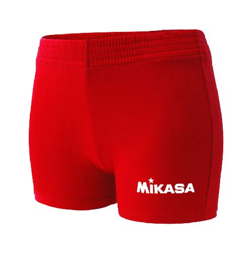 Шорты тренировочные женские MIKASA, Размер l, Цвет Красный