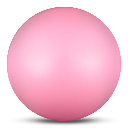 Мяч для художественной гимнастики  INDIGO IN329 диаметр 19 см, Цвет Розовый