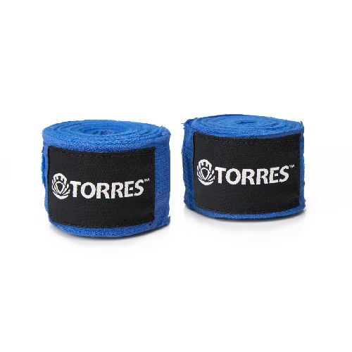 Бинт боксерский TORRES, 1пара, хлопок, Размер Дл. 2,5 м, Цвет Синий