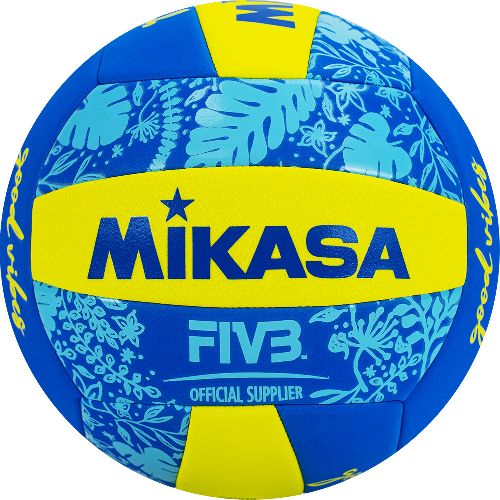 Мяч для пляжного волейбола Mikasa, Цвет Сине-желтый