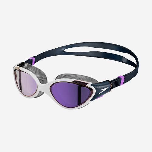 Очки для плавания SPEEDO Biofuse 2.0 Mirror Women`s, Цвет очков/линз Белый/Зеркальный