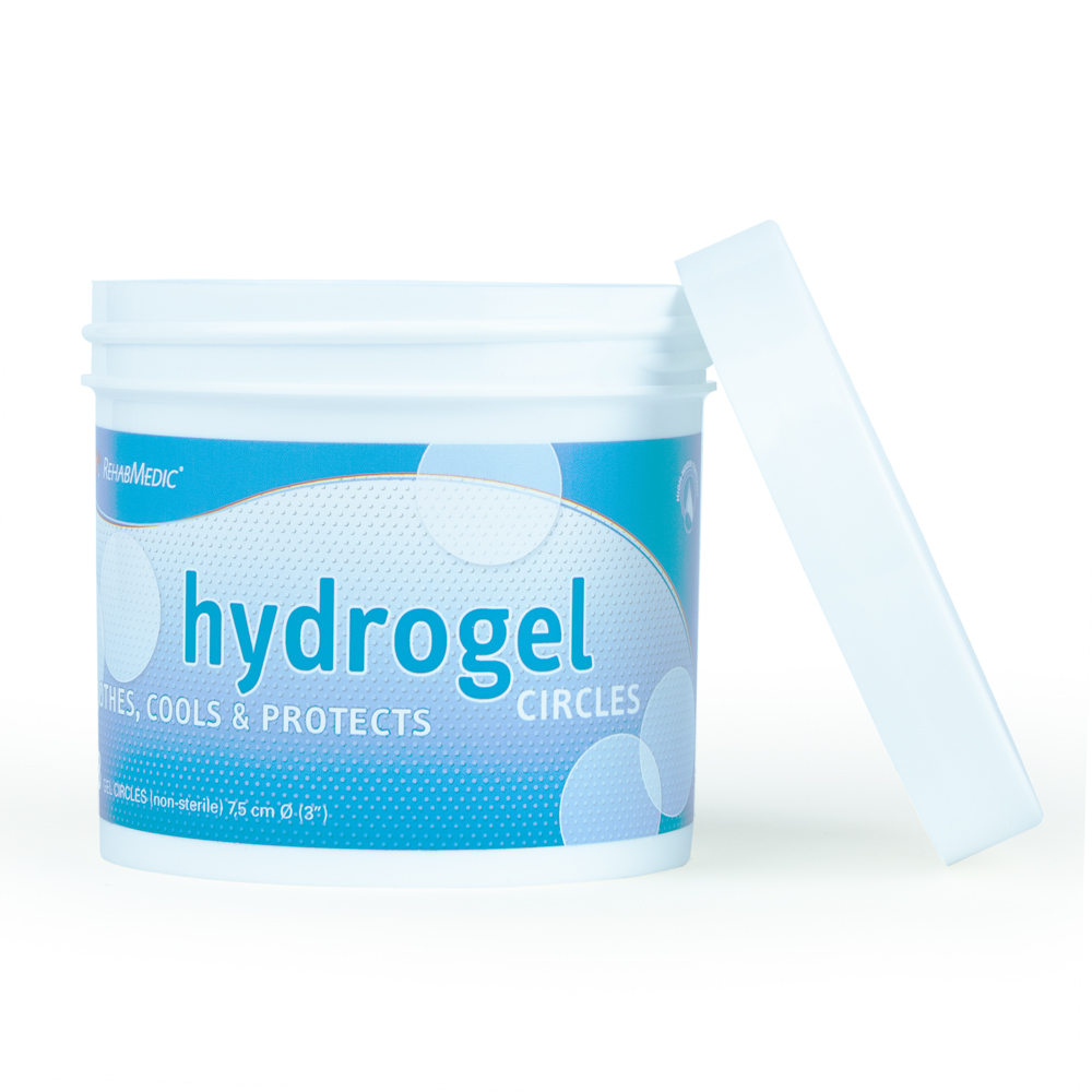 Гидрогелевые пластыри REHAB Second Skin Circles, диаметром 7.5см, 48шт