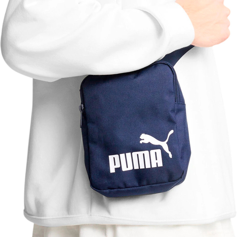 Сумка кросс-боди PUMA Phase Portable, 20х16х6см, Цвет Темно-синий