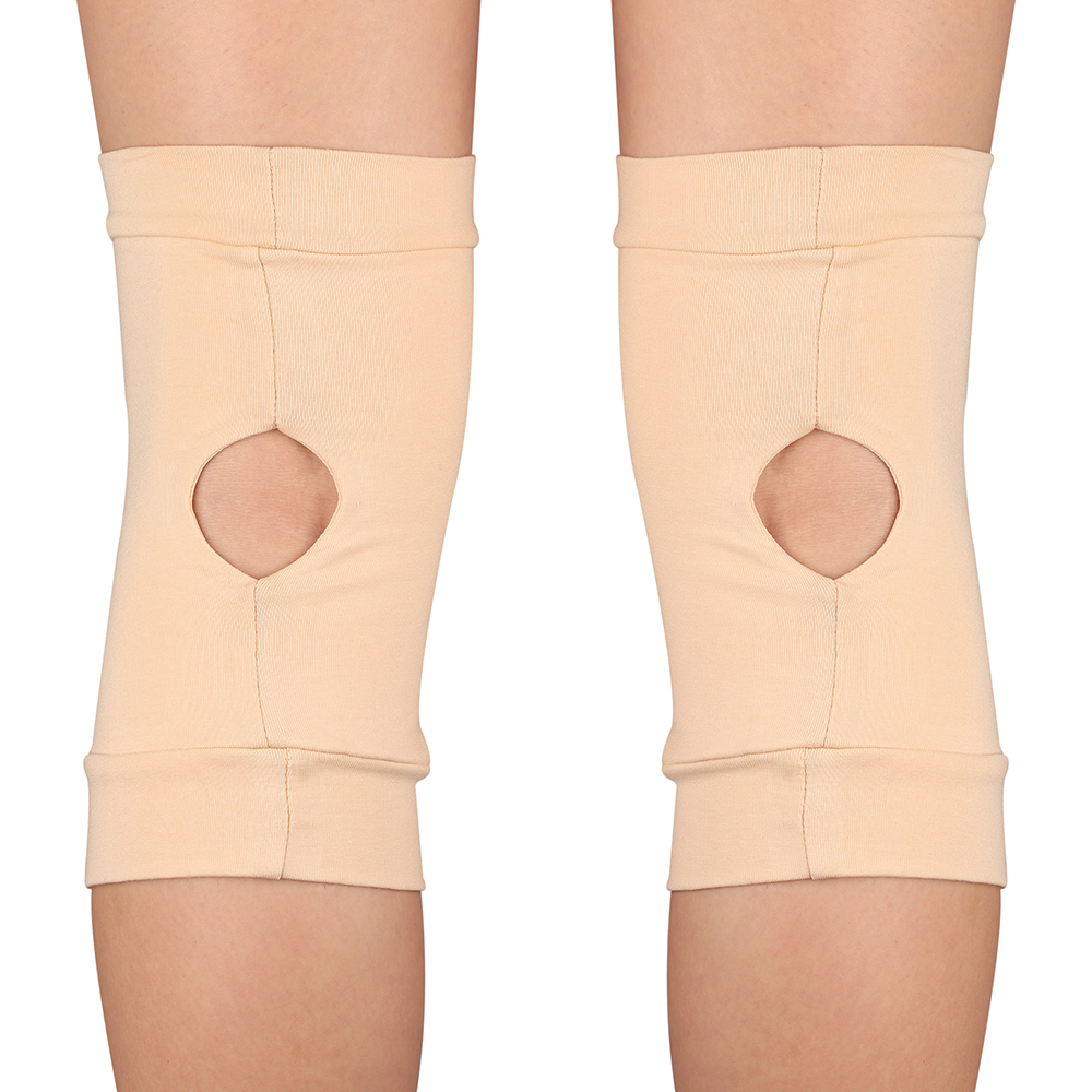 Наколенники для гимнастики и танцев INDIGO SM-113, Размер l, Цвет Бежевый