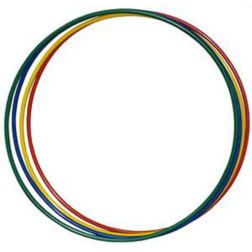 Обруч гимнастический, стальной, 900мм., Цвет Золотистый