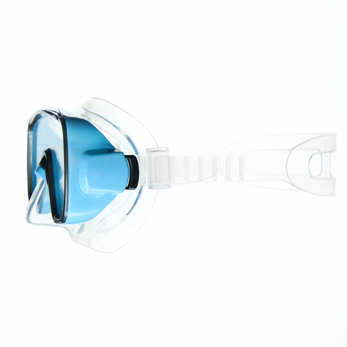 Маска для плавания SALVAS Geo Md Mask, размер Medium, Размер medium, Цвет Голубой