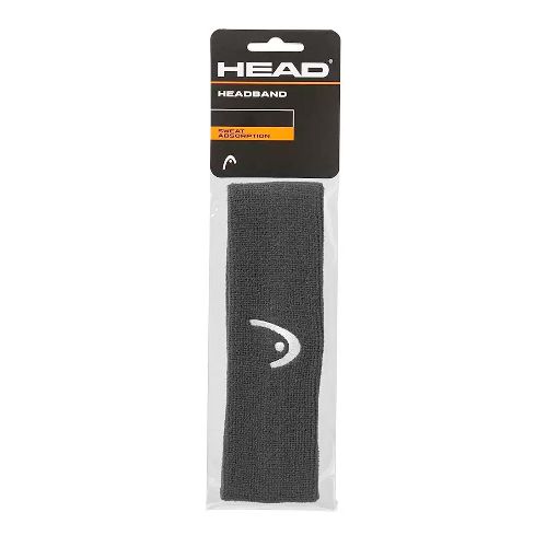 Повязка на голову HEAD 2'', ширина 5 см, Цвет Серый