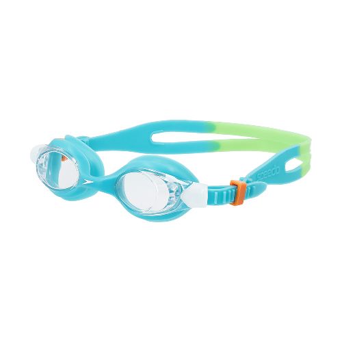 Очки для плавания SPEEDO SKOOGLES Jr, для детей 6-14 лет, Цвет очков/линз Голубой/Прозрачный