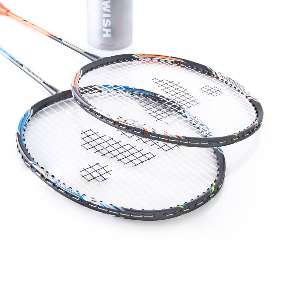 Набор для бадминтона WISH Fusiontec, 2 ракетки и 2 волана
