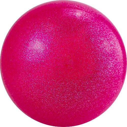 Мяч для художественной гимнастики TORRES, Цвет Малиновый, Диаметр 19 см