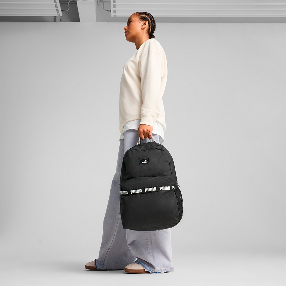 Рюкзак PUMA Phase Tape Backpack, 44x31x13см, Цвет Черный