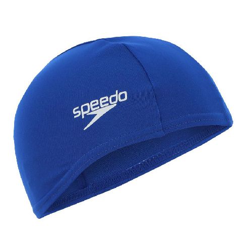 Шапочка для плавания SPEEDO Polyester Cap Jr, детская, Цвет Синий