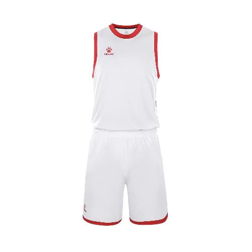 Форма баскетбольная KELME, взрослая, Размер 3xl, Цвет Бело-красный