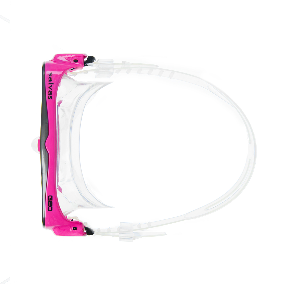 Маска для плавания SALVAS Geo Jr Mask, размер детский, Размер junior, Цвет Розовый