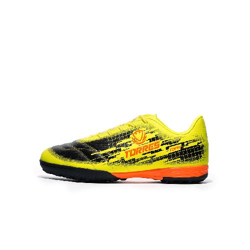 Бутсы футбольные (многошиповки) детские TORRES COPA KID, Размер 28, Цвет Желтый/Черный