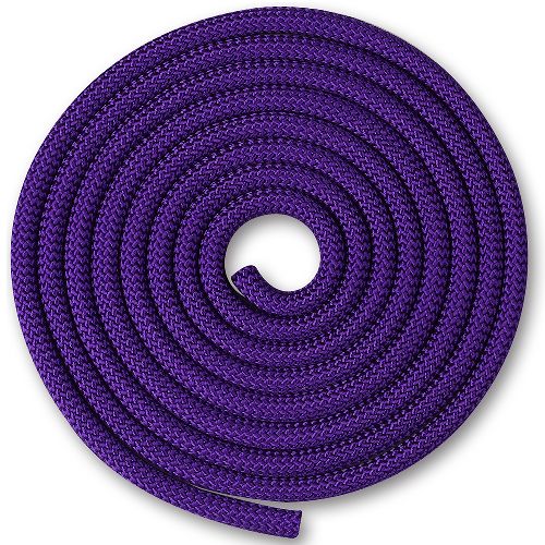 Скакалка гимнастическая INDIGO, длина 3м, Цвет Фиолетовый