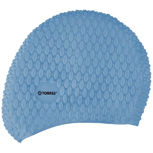 Шапочка для плавания TORRES Bobbles, Цвет Голубой