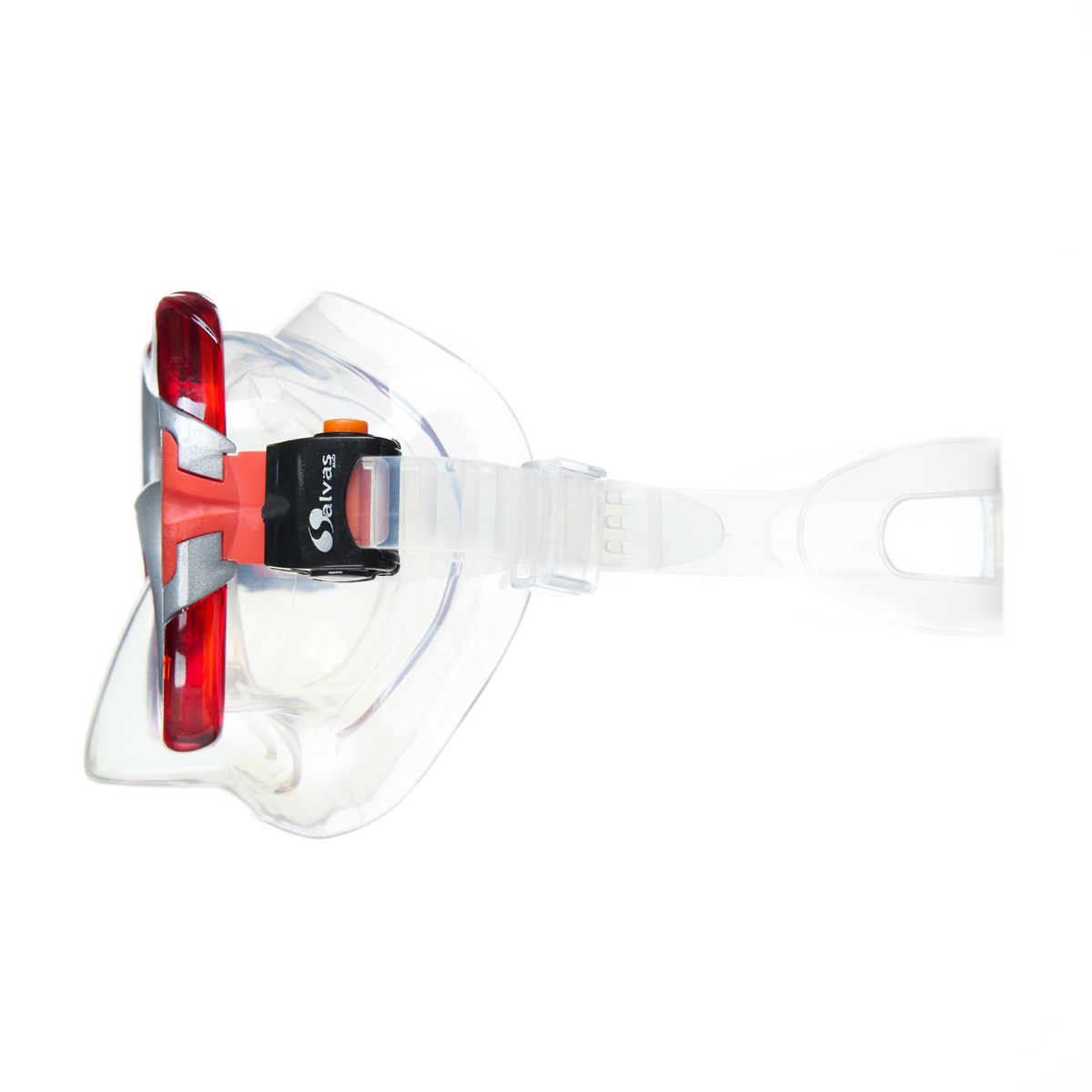 Маска для плавания SALVAS Viva Sr Mask, размер взрослый, Цвет Красный