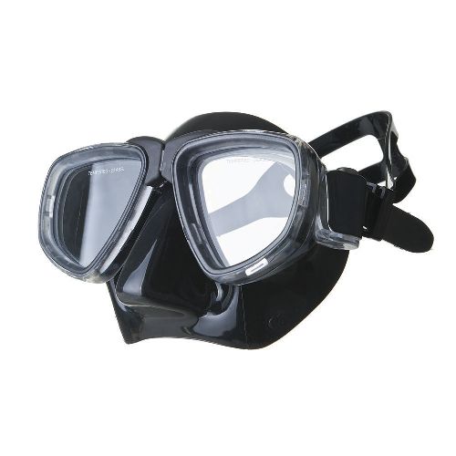 Маска для плавания SALVAS Neptun, профессиональная, размер взрослый, черная