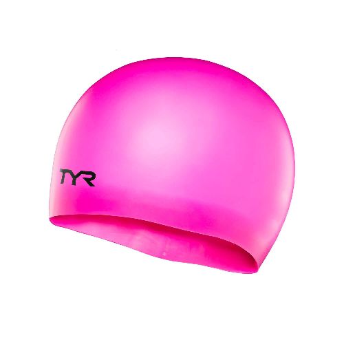 Шапочка для плавания TYR Wrinkle Free Junior Silicone Cap, подростковая, 10-16 лет, Размер junior, Цвет Розовый