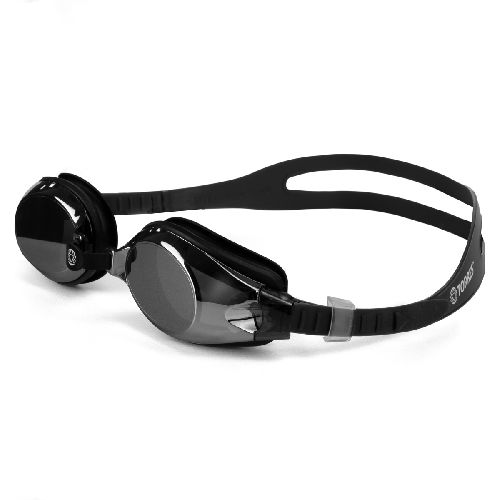 Очки для плавания TORRES Fitness, Цвет очков/линз Черный/Зеркальный