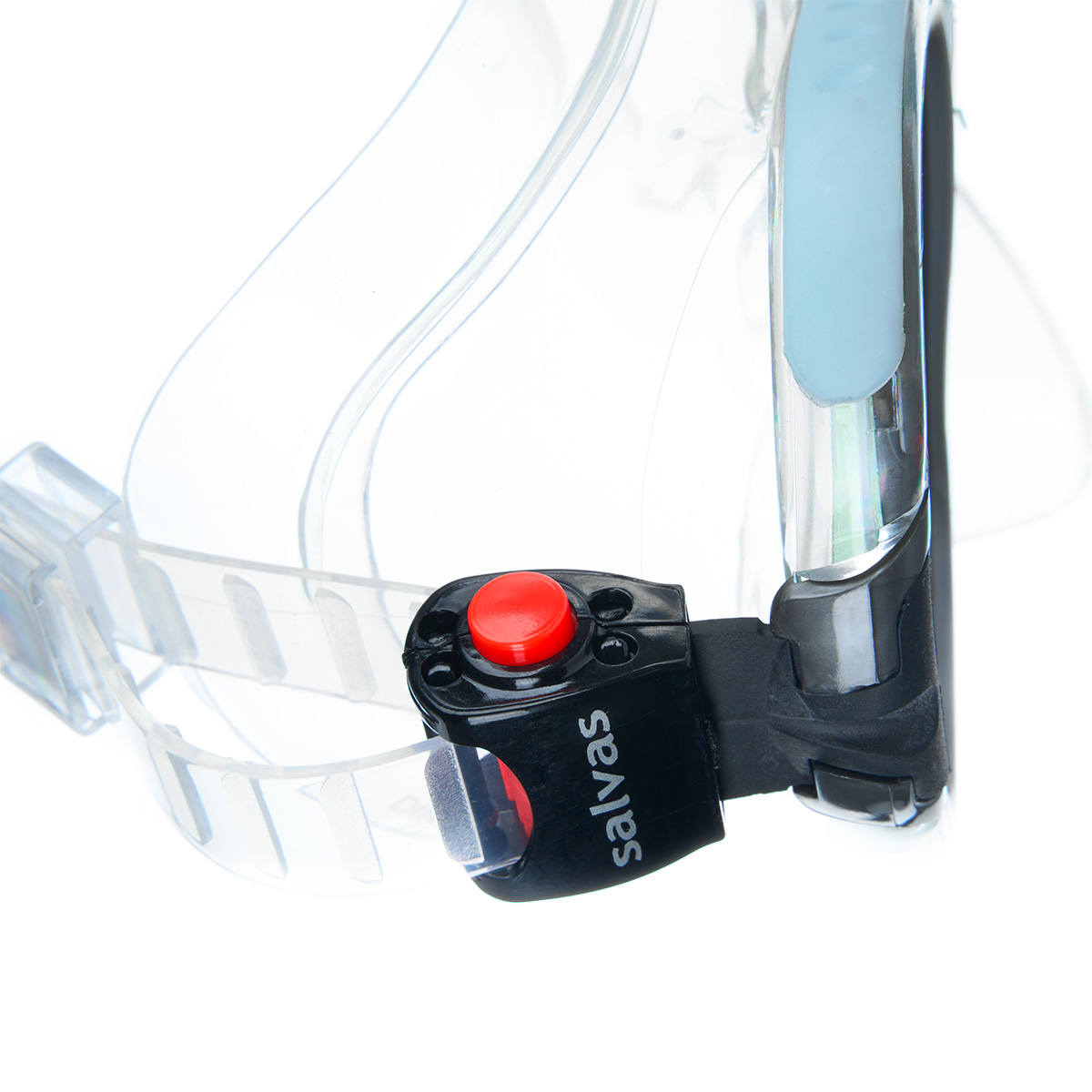 Маска для плавания SALVAS Phoenix Mask, профессиональная, размер взрослый, Цвет Голубой