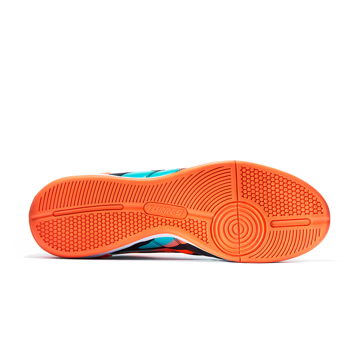 Бутсы зальные TORRES TIEMPO-J, Размер 34, Цвет Оранжевый/Бирюзовый