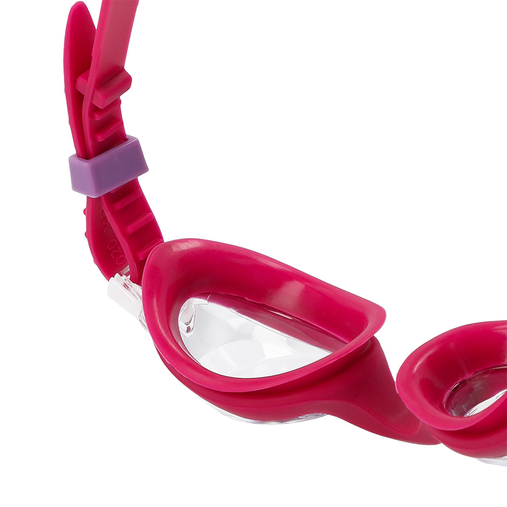 Очки для плавания SPEEDO SKOOGLES Jr, для детей 6-14 лет, Цвет очков/линз Красный/Прозрачный