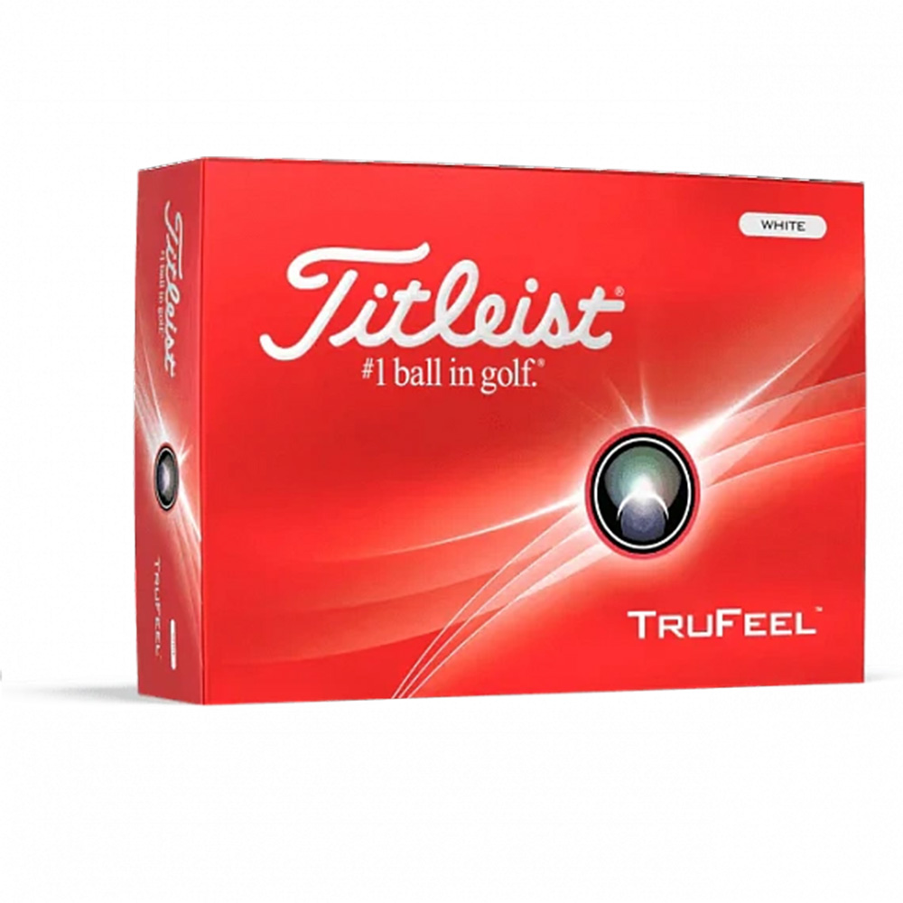 Мяч для гольфа Titleist Trufeel 24 White, T6036S, 3 шт в упаковке