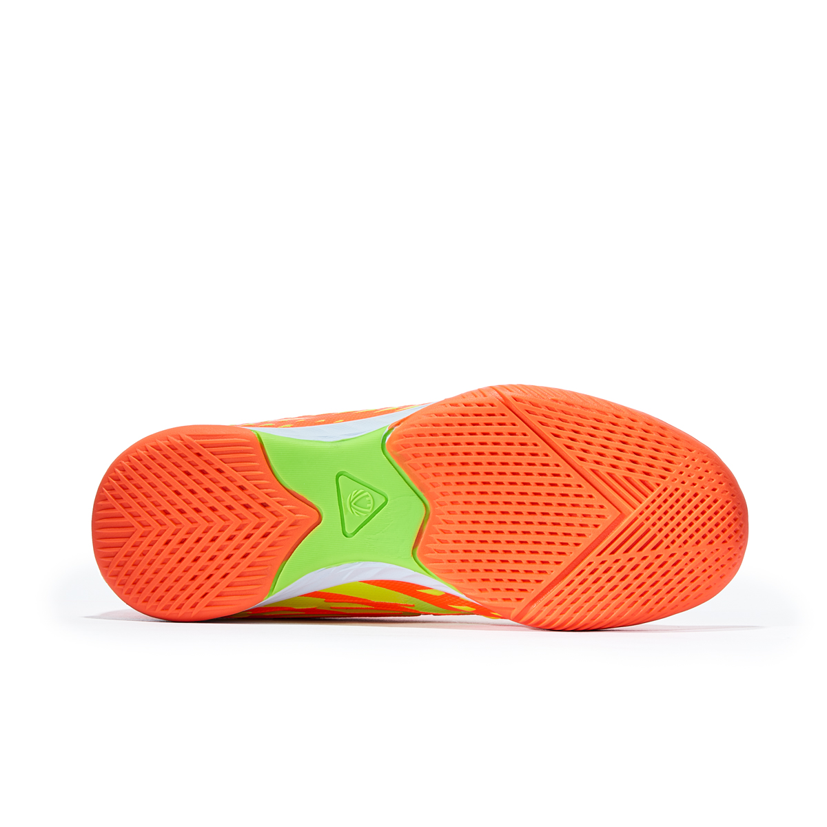 Бутсы зальные детские TORRES RAYO KID, Размер 28, Цвет Оранжевый/Желтый/Салатовый