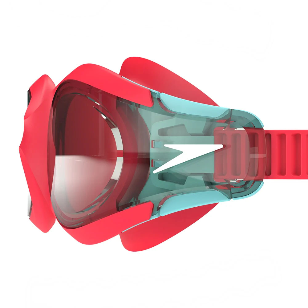 Очки для плавания SPEEDO Hydrosity Jr, детские (6-14 лет), Цвет очков/линз Красный/Дымчатый