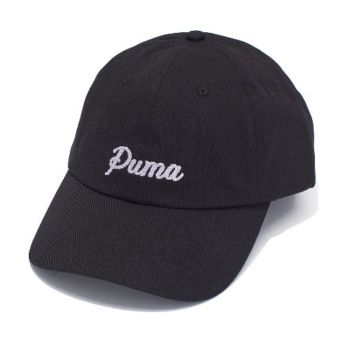 Бейсболка PUMA ESS Script Logo Dad Cap, Цвет Черный