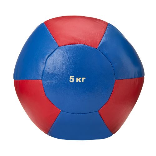 Медбол, искусственная кожа, 5 кг, диаметр 22см, Вес 5 кг