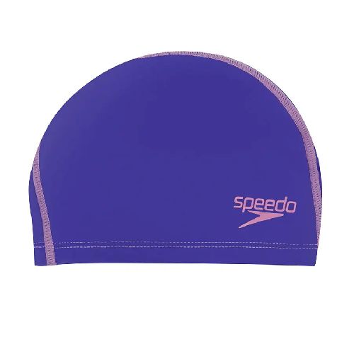 Шапочка для плавания SPEEDO Long Hair Pace Cap Jr, детская, цвет фиолетовый, Цвет Фиолетовый