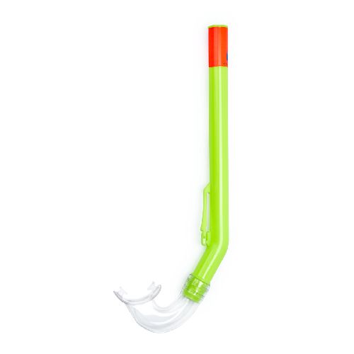 Трубка плавательная SALVAS Rapallo Snorkel, без клапана, размер взрослый, Цвет Желтый