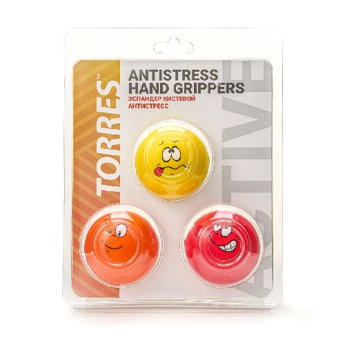 Набор кистевых эспандеров антистресс TORRES, 3 штуки