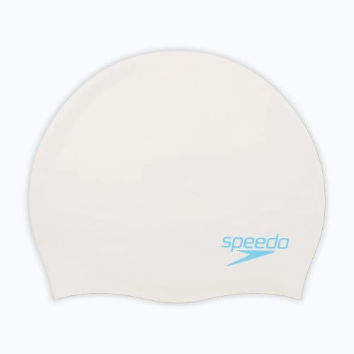 Шапочка для плавания SPEEDO Moulded Silicone Cap Jr, детская, Цвет Белый