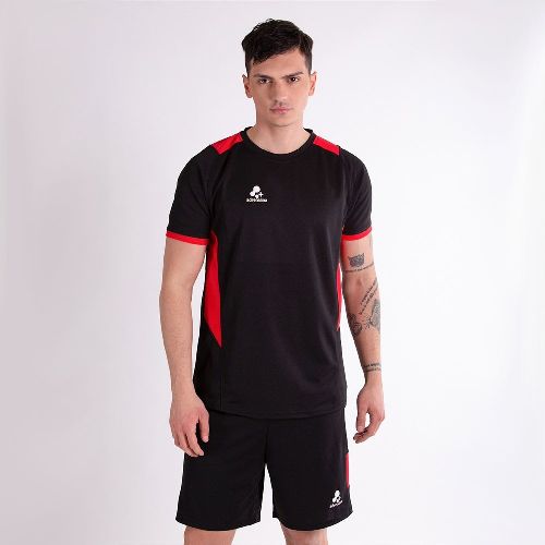 Форма волейбольная +ADRENALINA Tommy, мужская, Размер 3xl, Цвет Черно-красный